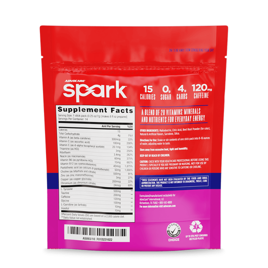 FRUIT PUNCH SPARK ENERGY PACKS