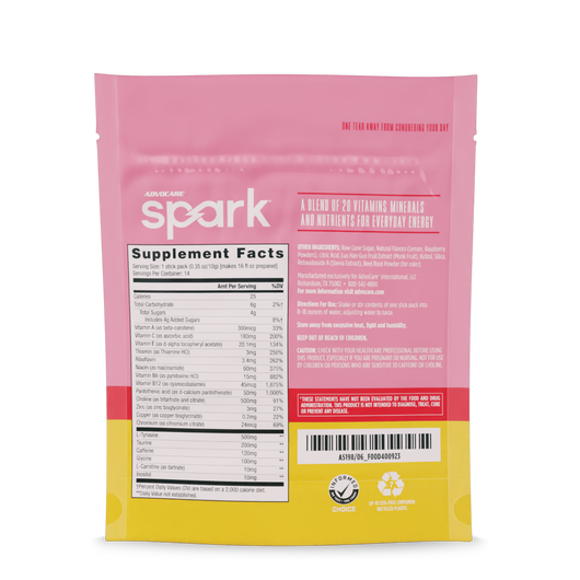 RASPBERRY LEMONADE SPARK ENERGY PACKS