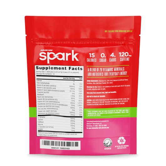 STRAWBERRY SPARK ENERGY PACKS