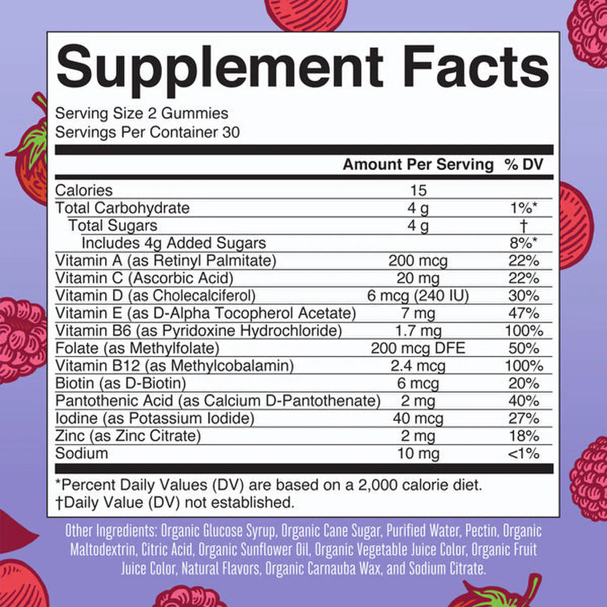 ORGANIC KIDS MULTIVITAMIN GUMMIES