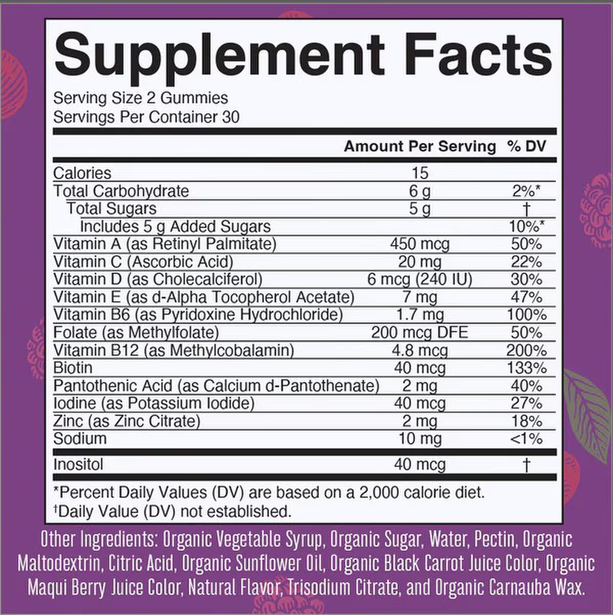 ORGANIC MEN'S MULTIVITAMIN GUMMIES
