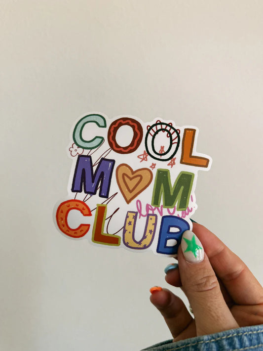 COOL MOM CLUB STICKER