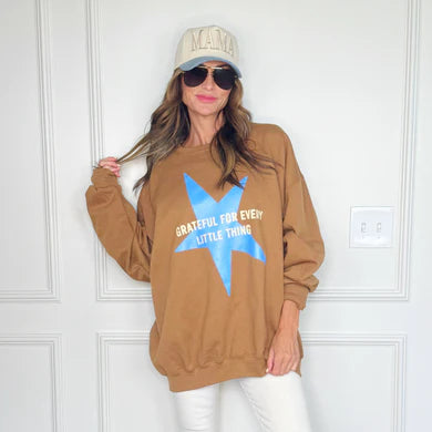 GRATEFUL FOR EVERY LITTLE THING SWEATSHIRT